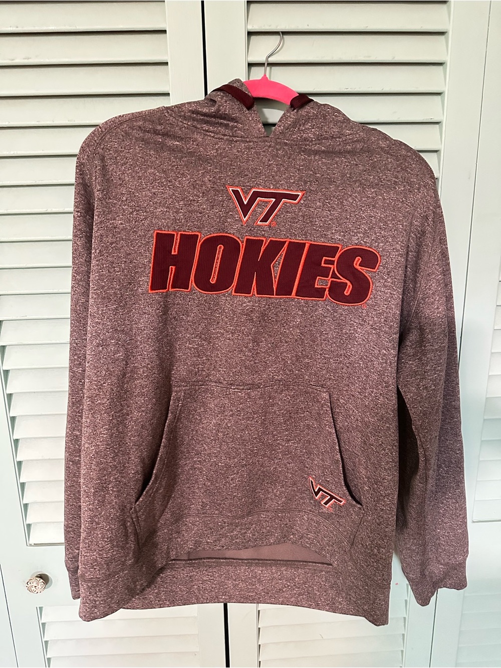 Knights Apparel Virginia Tech Hokies Maroon Crewneck Hoodie